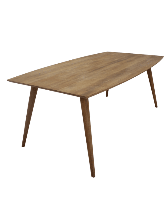 zweedse eettafel teak hout