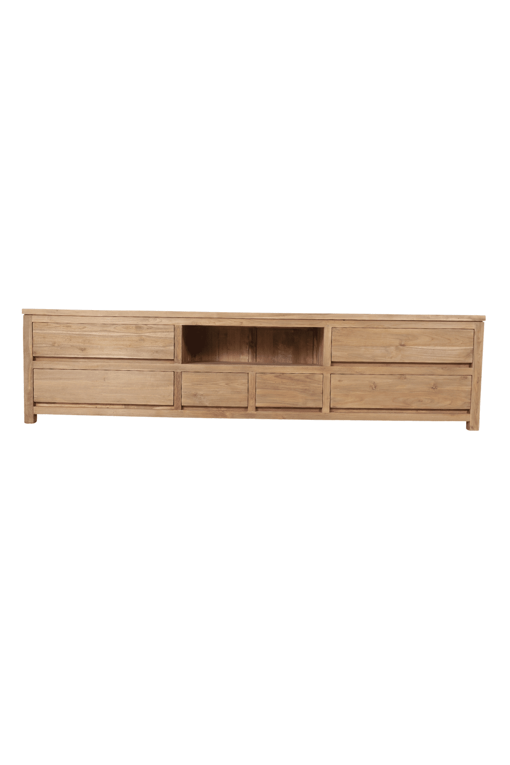 tv meubel teak hout strak