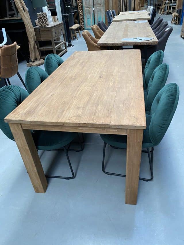 teak houten eettafel