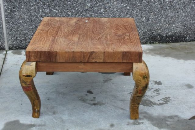 Opium Teakhouten Tafel E250 Voor E100 Per Stuk 60x60x40h 3