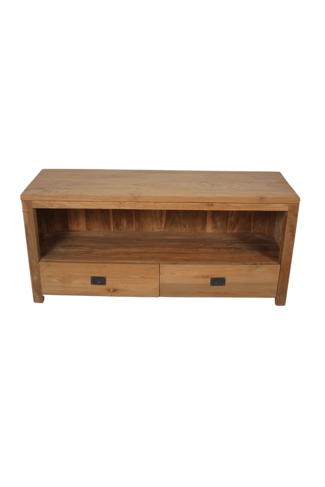 tv meubel hout 130 cm aanbieding goedkoop