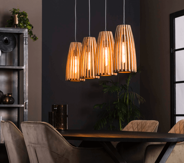 hanglamp van hout