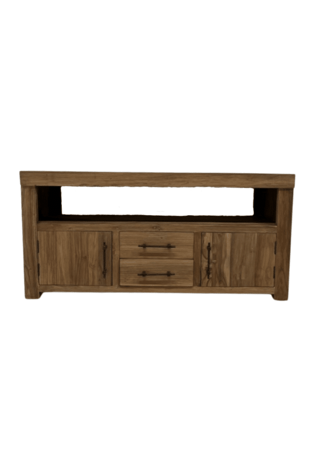 stoer teak houten tv meubel