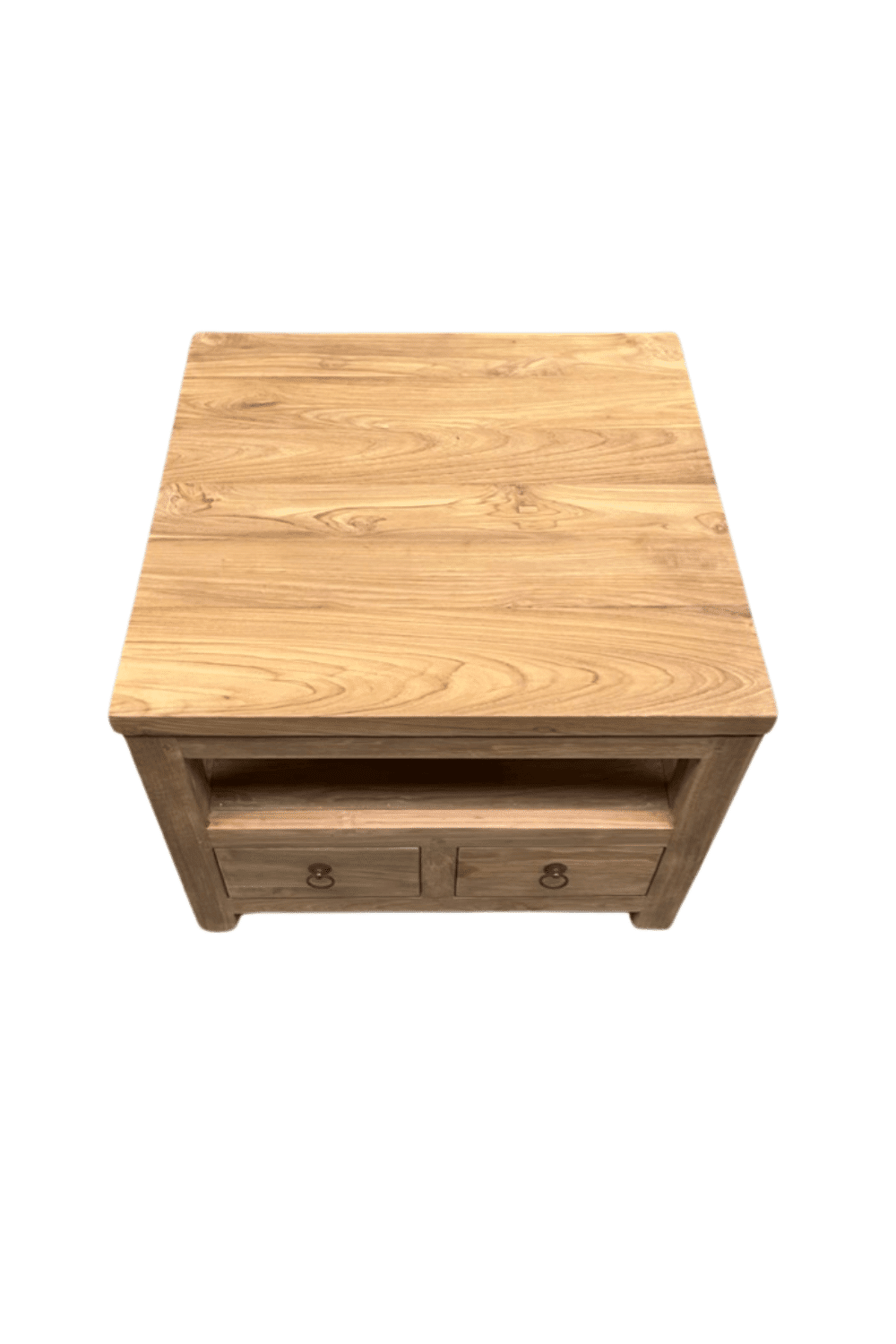 teak houten salontafel met lades