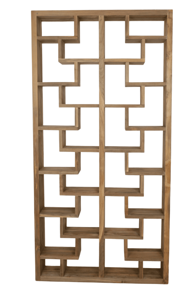 roomdivider 100 cm teak hout