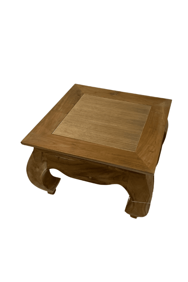 Opium salontafel teak hout 60x60 cm