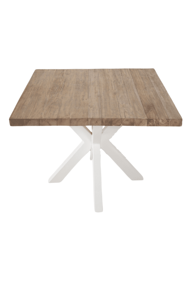 teak houten salontafel 100x100 cm