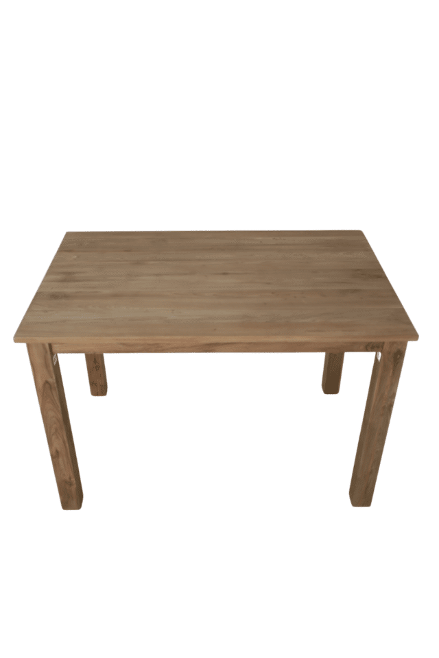 Kleine keuken tafel teak hout 120x80 cm